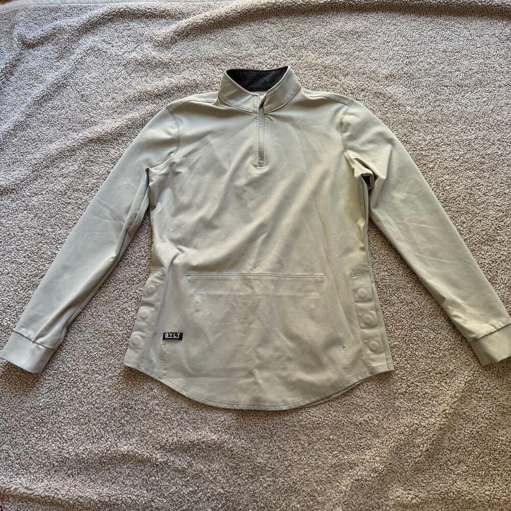 BYLT Women's Fairway Quarter Zip Pullover EUC Size Medium Willow